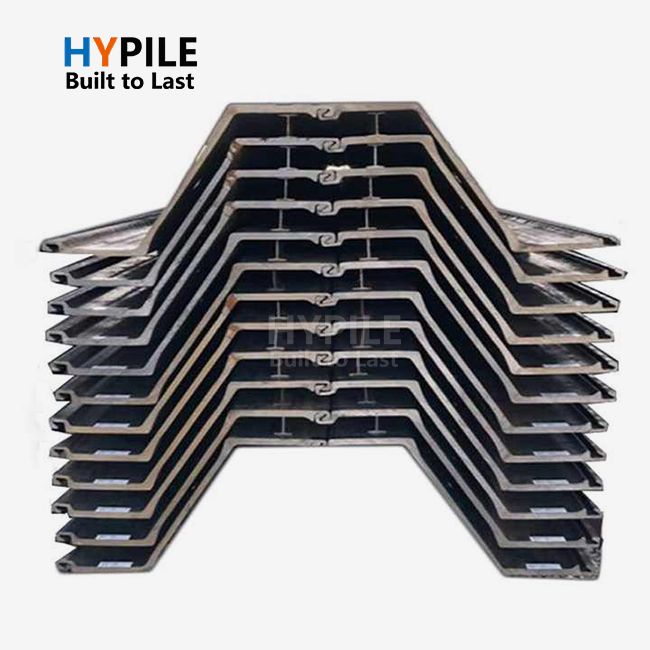 JIS A 5528 Z Shaped Hot Rolled Steel Sheet Pile